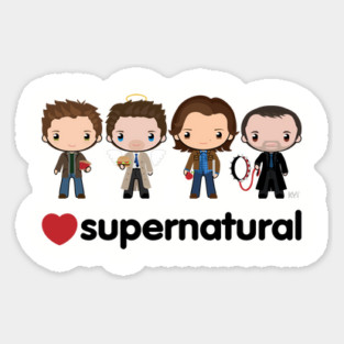 Love Supernatural 1 Sticker