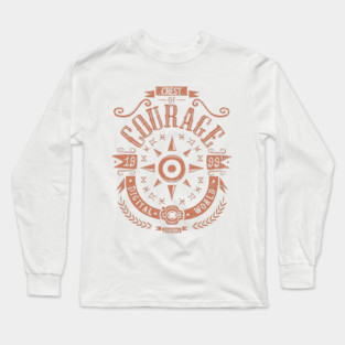 Digimon Crest of Courage - Agumon Greymon - Taichi Long Sleeve T-Shirt