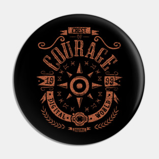 Digimon Crest of Courage - Agumon Greymon - Taichi Pin