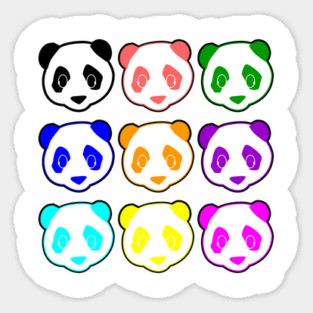 Panda Panda Panda Magnet