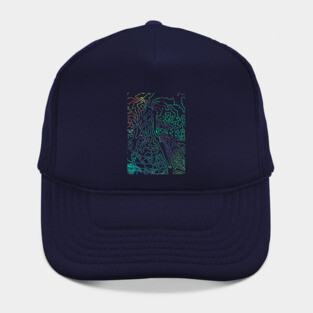 Mount Everest Base Camp Topographic Map Hat