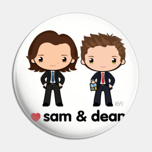 Love Sam & Dean - Supernatural Pin