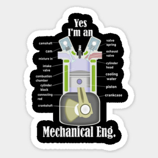 Yes I'm an Mechanical Engineer Sticker