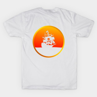 Transparent Pirate Ship T-Shirt