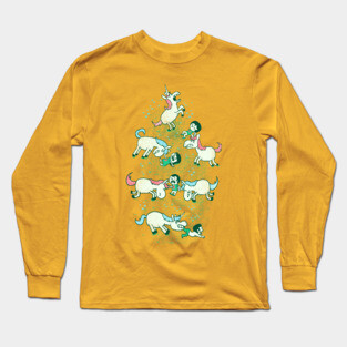 Angry Unicorns Long Sleeve T-Shirt