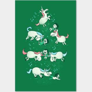 Angry Unicorns Posters and Art