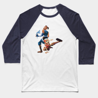 Aang and Sokka Baseball T-Shirt