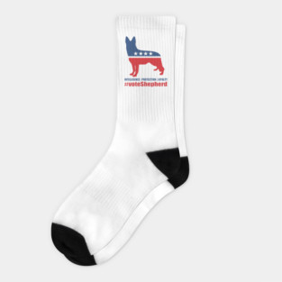 Vote Shepherd - German Shepherd Socks