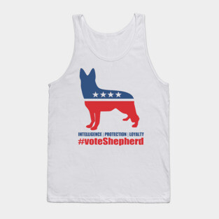 Vote Shepherd - German Shepherd Tank Top