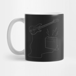 The Invisible Bass Player Mug