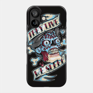 We Sleep Tattoo Skull - Sci Fi Cult Movie Phone Case