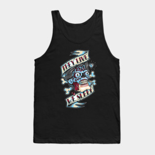 We Sleep Tattoo Skull - Sci Fi Cult Movie Tank Top