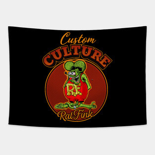 Custom Culture Rat Fink Tapestry