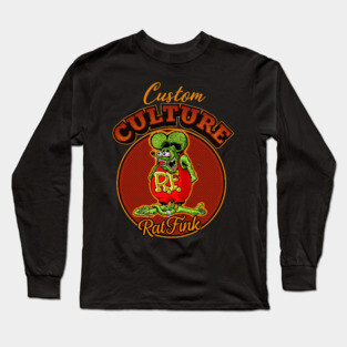 Custom Culture Rat Fink Long Sleeve T-Shirt