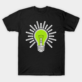 green lightbulb T-Shirt