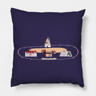 The Monorail Loop Pillow