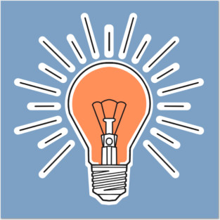 lightbulb Posters and Art