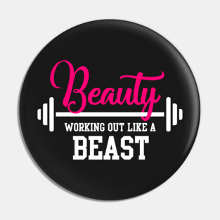 Workout like a beast girl Pin