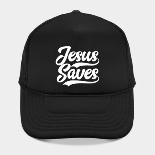Jesus Saves Bible Scripture Verse Christian Hat