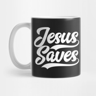 Jesus Saves Bible Scripture Verse Christian Mug