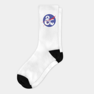 Dungeons And Dragons Nasa Socks