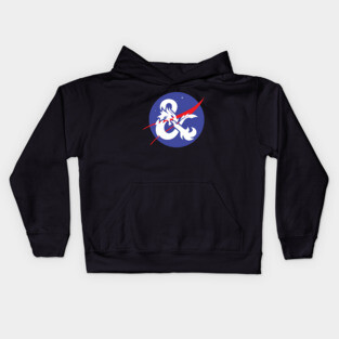 Dungeons And Dragons Nasa Kids Hoodie