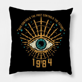 1984 George Orwell Control The Future Pillow