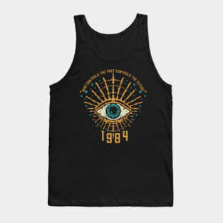 1984 George Orwell Control The Future Tank Top