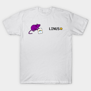 Linus and Purple Rat Essential Worker Rainbow T-Shirt