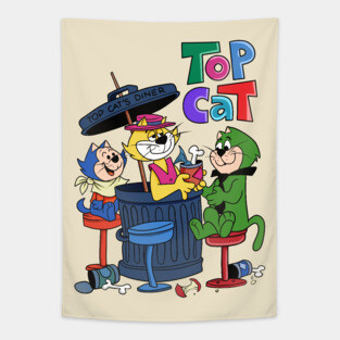Top Cat Gang Tapestry