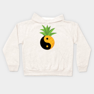Presenting Yin & Yang Pineapple Kids Hoodie
