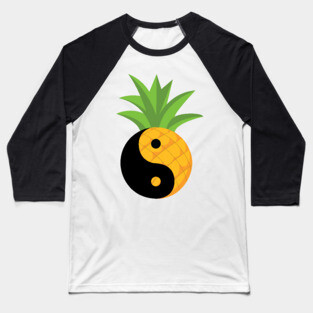 Presenting Yin & Yang Pineapple Baseball T-Shirt
