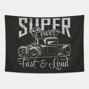 Fast & Loud Super Power Tapestry