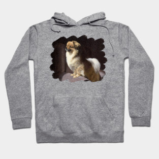 Tibetan Spaniel Painting Hoodie
