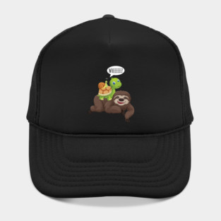Sloth Turtle Snail Funny running Hat
