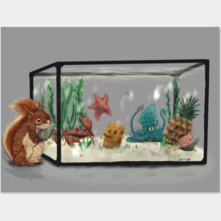 SpongeBob IRL Posters and Art