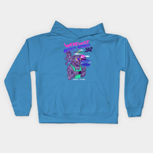 Werewolf Beach Games Kids Hoodie
