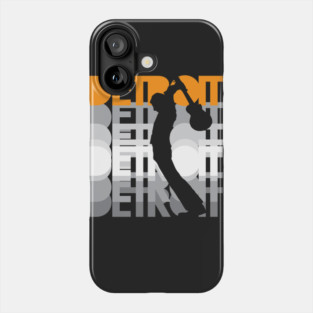 Detroit Guitar Smash Phone Case