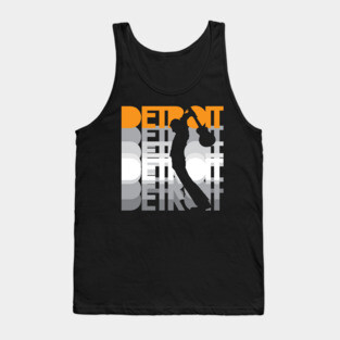 Detroit Guitar Smash Tank Top