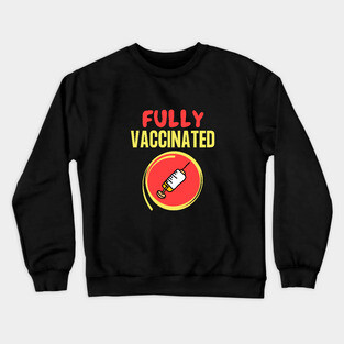 Kids' Fully Vaccinated Adventure – Playful Crewneck Sweatshirt
