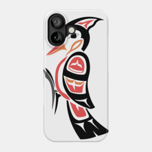 Red-Headed Woodpecker (Baapaase) Phone Case
