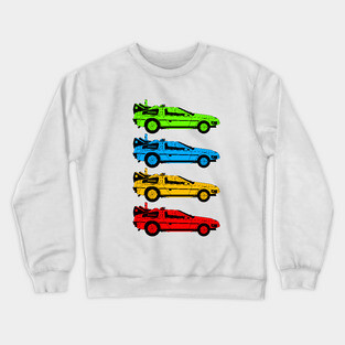 Delorian Time Machines Crewneck Sweatshirt
