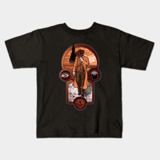 The Gunslinger's creed. Kids T-Shirt