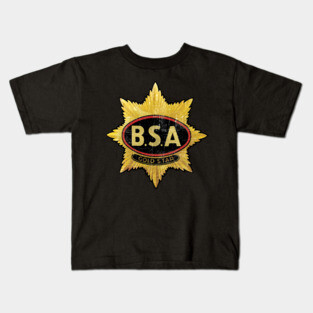 BSA Motorcycles 9 Kids T-Shirt
