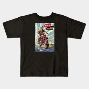 BSA Motorcycles 13 Kids T-Shirt