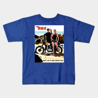 BSA Motorcycles 16 Kids T-Shirt
