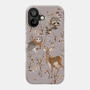 Winter woodland Phone Case