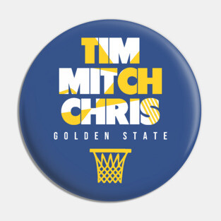 Golden State Throwback Basketball Pin