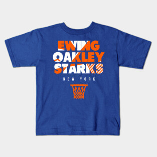 New York Throwback Basketball Kids T-Shirt