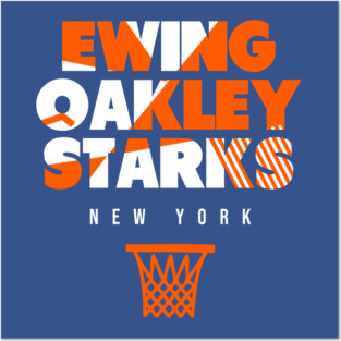 New York Throwback Basketball Posters and Art